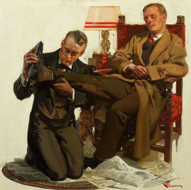 Elbert McGran Jackson, ‘A Tired Gentleman’, The Illustrated Gallery