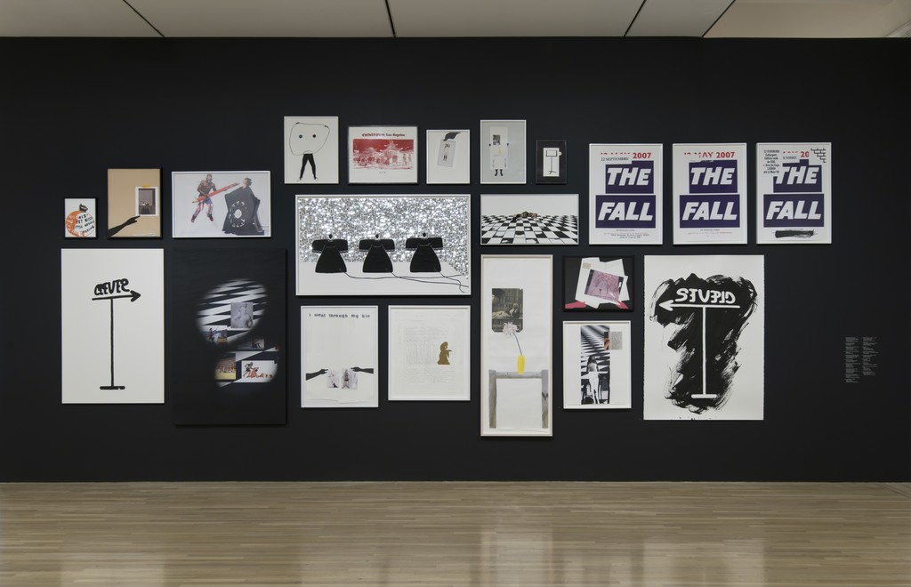 Installation view of UH-OH: Frances Stark 1991-2015. October 11, 2015–January 24, 2016. Hammer Museum, Los Angeles. Photo: Brian Forrest. Installation view of UH-OH: Frances Stark 1991-2015. October 11, 2015–January 24, 2016. Hammer Museum, Los Angeles. Photo: Brian Forrest.