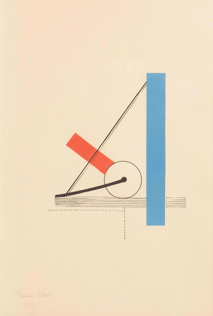Florence Henri, ‘Composition abstraite’, 1923, Print, Colored lithography, Cambi