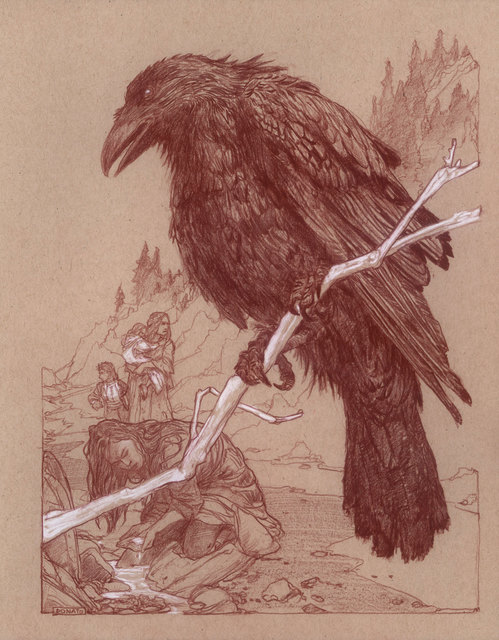 Donato Giancola, ‘Uprooted - Chapter 25: The Raven’, 2019, IX Gallery