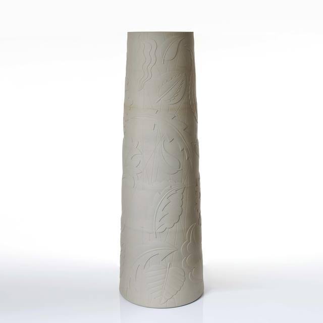 Felicity Aylieff, ‘Autumn-scape II’, 2017, Design/Decorative Art, Thrown and unglazed porcelain, hand-carved, Adrian Sassoon