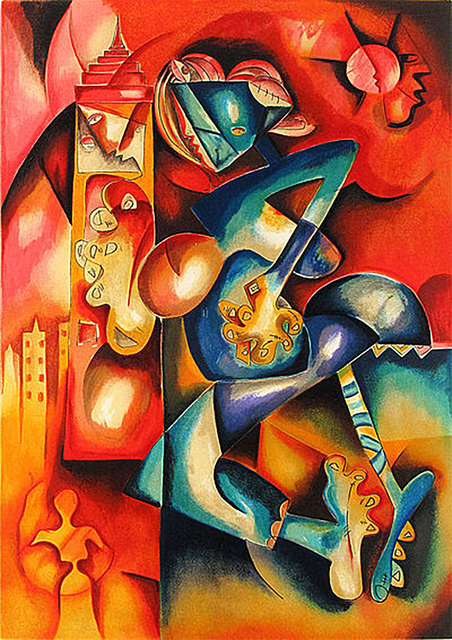 Alexandra Nechita, ‘City Runner’, 1995, Modern Artifact
