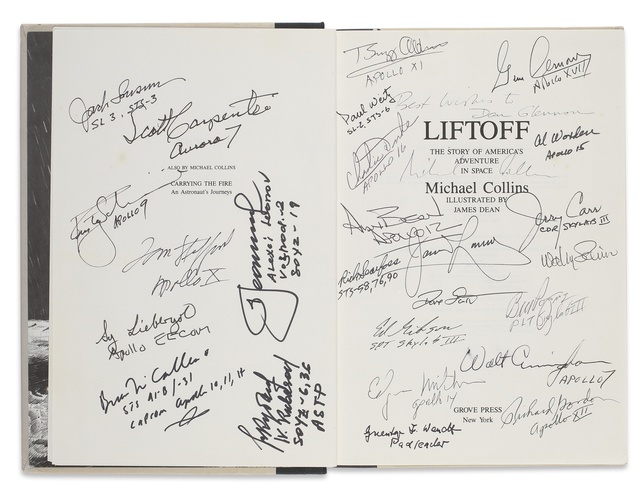 Michael Collins, ‘LIFTOFF. THE STORY OF AMERICA'S ADVENTURE IN SPACE. NEW YORK: GROVE PRESS, 1988’, Sotheby's