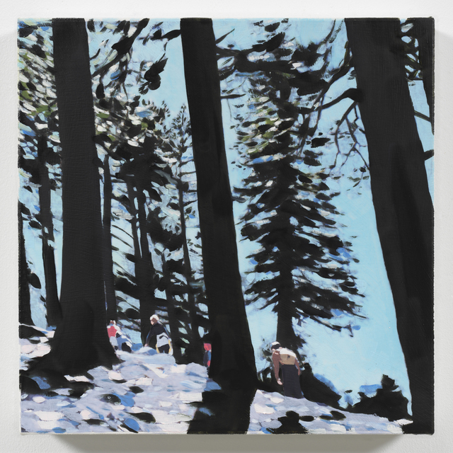 Isca Greenfield-Sanders, ‘Day Hike’, 2018, Painting, Mixed media oil on canvas, Berggruen Gallery