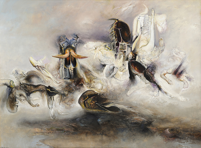 James Gleeson, ‘A Session of the Secret Court’, 2000, Charles Nodrum Gallery