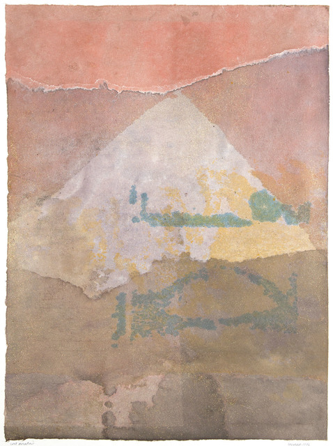 Lee Hall, ‘LOST MOUNTAIN’, 1976, Drawing, Collage or other Work on Paper, Watercolor on Rice Paper, Jerald Melberg Gallery