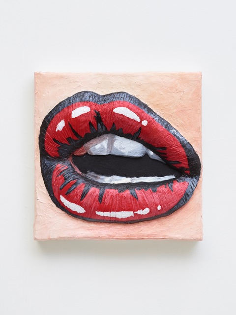 Gina Beavers, ‘Small Pop Lip’, 2018, Painting, Acrylic on canvas on panel, Loyal