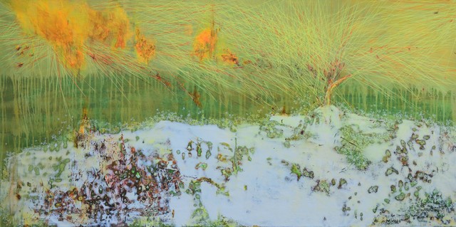 Tsang Chui Mei, ‘Stabbing’, 2018, Painting, Acrylic on canvas_, Karin Weber Gallery