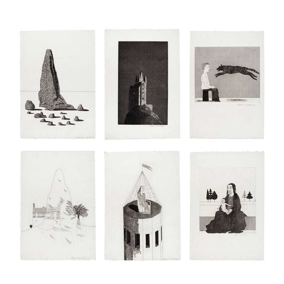 David Hockney - Illustrations for Six Fairy Tales from the Brothers Grimm, Edition D (Scottish Arts Council 70-108; M.C.A....