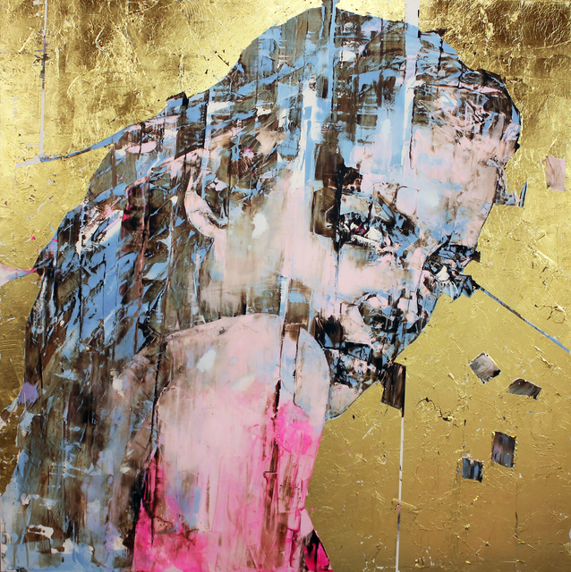 Marco Grassi, ‘Di-gold Experience n.509’, 2020, Mixed Media, Oil and gold leaf on aluminium, Taglialatella Galleries
