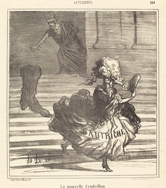 Honoré Daumier, ‘La Nouvelle Cendrillon’, 1866, National Gallery of Art, Washington, D.C.