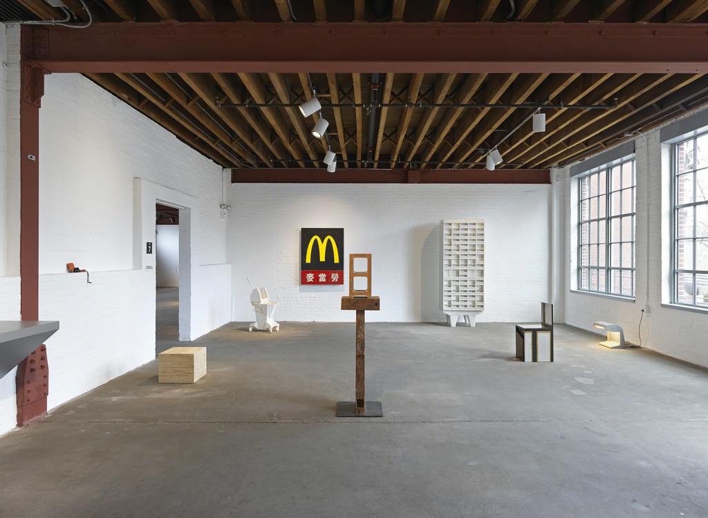 Installation view, Area 7, A Capsule Retrospective. "Tom Sachs: Tea Ceremony," March 23–July 24, 2016. © The Isamu Noguchi Foundation and Garden Museum, New York. Photo: Genevieve Hanson. Installation view, Area 7, A Capsule Retrospective. "Tom Sachs: Tea Ceremony," March 23–July 24, 2016. © The Isamu Noguchi Foundation and Garden Museum, New York. Photo: Genevieve Hanson.