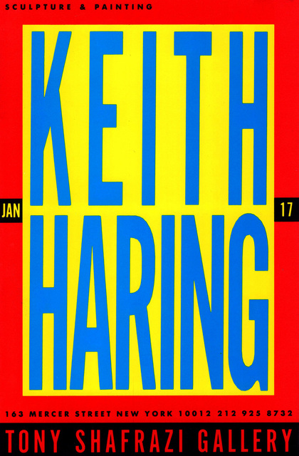Keith Haring, ‘Keith Haring at Tony Shafrazi 1987 (announcement) ’, 1987, Lot 180