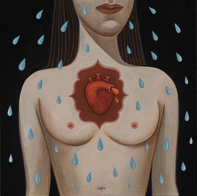 Anne Faith Nicholls, ‘Blood Sweat and Tears’, 2017, Painting, Acrylic on canvas, Martin Lawrence Galleries