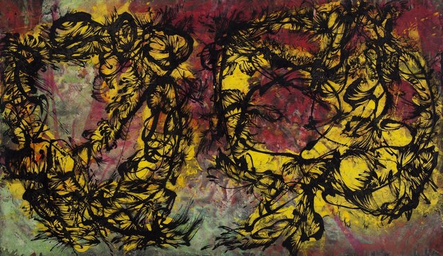 Huang Zhiyang 黄致阳, ‘Zoon-Dreamscape No. 1213 Zoon-密视1213号’, 2012, Mixed Media, Ink and pastel on paper 墨 粉彩 纸, Ink Studio