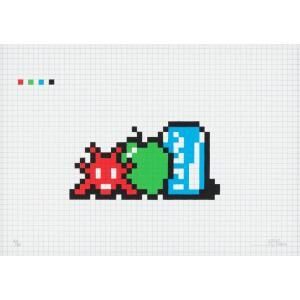 Invader - Still Life With Pocari Can