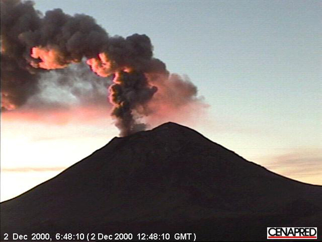 Matthew Flores, ‘Every Eruption of the Volcano Popocatépetl Since 2000’, 2015, Video/Film/Animation, Color digital video, silent, Academy Art Museum