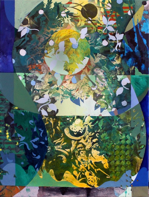 Katherine Tzu-Lan Mann, ‘Leaves into Birds’, 2019, Painting, Acrylic and sumi ink on stretched paper over canvas, Morton Fine Art