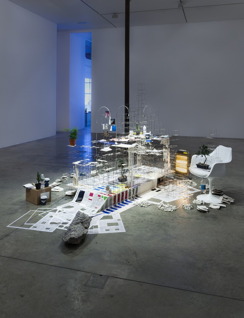 Installation view, Still Life with Desk, 2013-2015 30 January – 28 March 2015
Victoria Miro, 16 Wharf Road, London Installation view, Still Life with Desk, 2013-2015 30 January – 28 March 2015
Victoria Miro, 16 Wharf Road, London