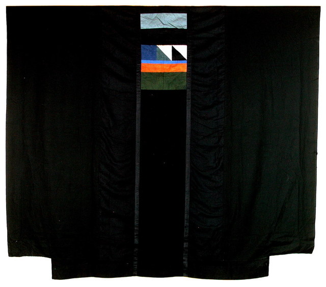 Chant Avedissian, ‘Gergar cut black cotton with hand-dyed bands and procat’, 1988, Sabrina Amrani