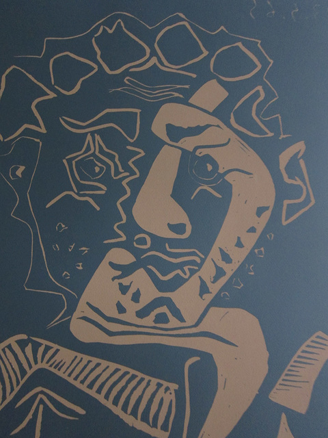 Pablo Picasso, ‘Tête d'Histrion (Le Danseur)’, 1965, Print, Linocut printed in black and brown, Kunzt Gallery