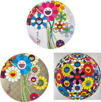 Takashi Murakami - Flower Ball (Kindergarten Days); Flowers for Algernon; and Even The Digital Realm Has Flowers To Offer!