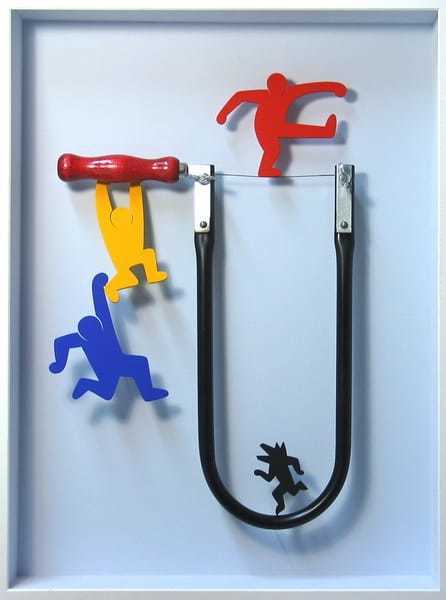 Volker Kühn, ‘Homage to Keith Haring’, 2021, Sculpture, Mixed media, Plus One Gallery