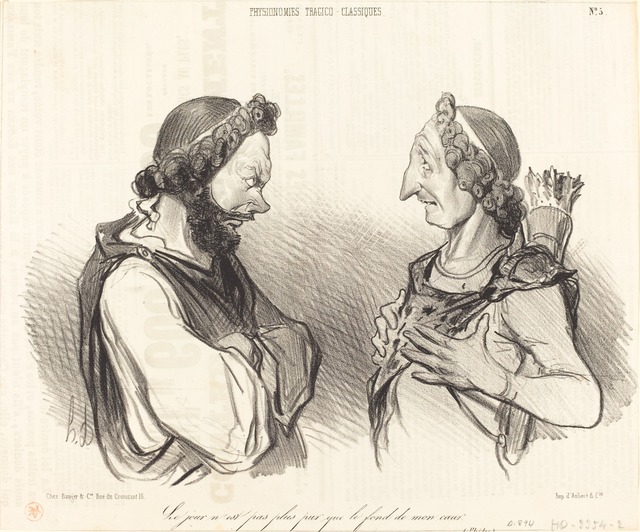 Honoré Daumier, ‘Le Jour n'est pas plus pur...’, 1841, National Gallery of Art, Washington, D.C.