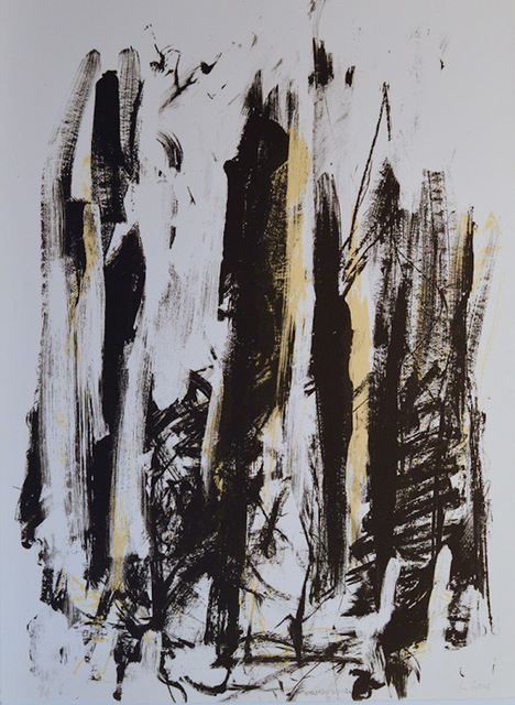 Joan Mitchell, ‘Arbres (Black and Yellow)’, 1991-1992, F.L. Braswell Fine Art