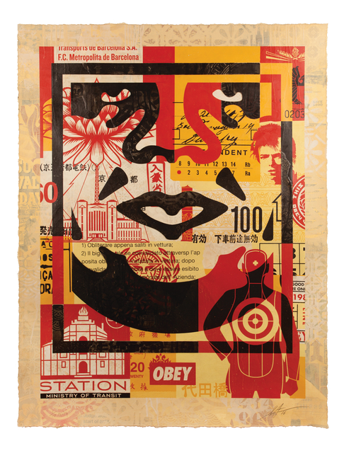 Shepard Fairey, ‘Icon Collage (Bottom)’, 2016, Galerie Ernst Hilger