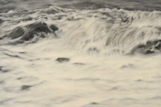 Clifford Smith, ‘Gray Surf II’, 2013, Painting, Oil on linen, Gerald Peters Gallery