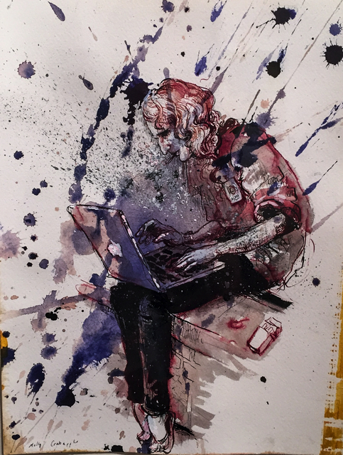 Molly Crabapple, ‘Portrait of Alexa O'Brien’, 2014, Postmasters Gallery