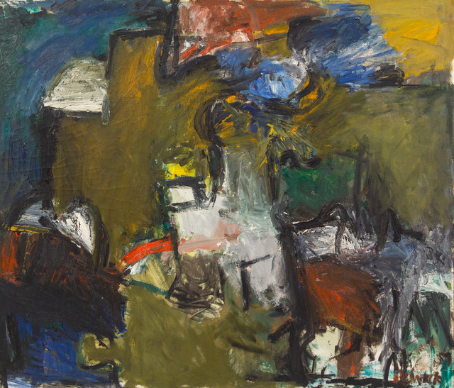Milton Resnick, ‘End of Year’, 1957, Painting, Oil on canvas, Hindman