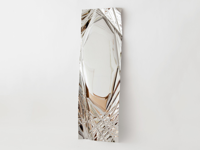 Christopher Prinz, ‘Wrinkled Mirror’, 2018, Design/Decorative Art, Polished stainless steel, Patrick Parrish Gallery