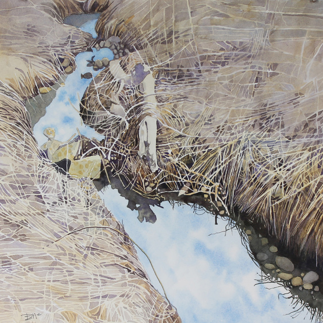 Brian McCormick, ‘Rocky Creek--Dry Grass’, 2018, James May Gallery