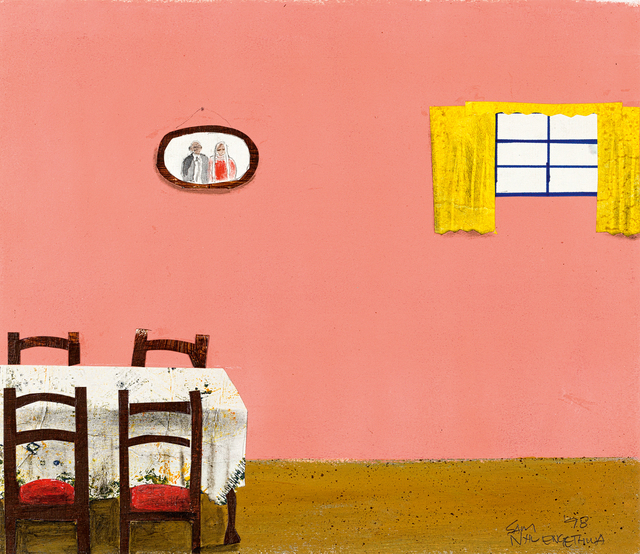 Sam Nhlengethwa, ‘Interiors, two’, Strauss & Co