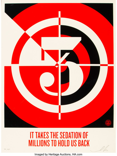 Shepard Fairey, ‘Sedation of Millions’, 2012, Heritage Auctions