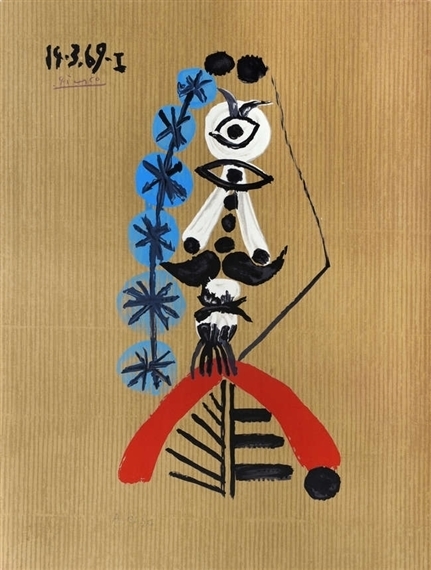 Pablo Picasso, ‘Portraits Imaginaires - 14.3.69.I’, 1970-1971, Galerie Montmartre