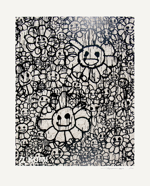 Takashi Murakami, ‘Murakami x MADSAKI Flowers Beige A’, 2017, Kumi Contemporary / Verso Contemporary