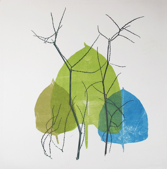 Luca Cruzat, ‘Winter to Spring I’, 2020, Print, Collagraph on arches paper, Karin Weber Gallery