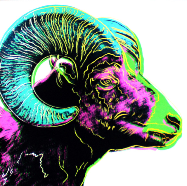 Andy Warhol, ‘Bighorn Ram for Art Basel 1987’, 1987, EHC Fine Art Gallery Auction