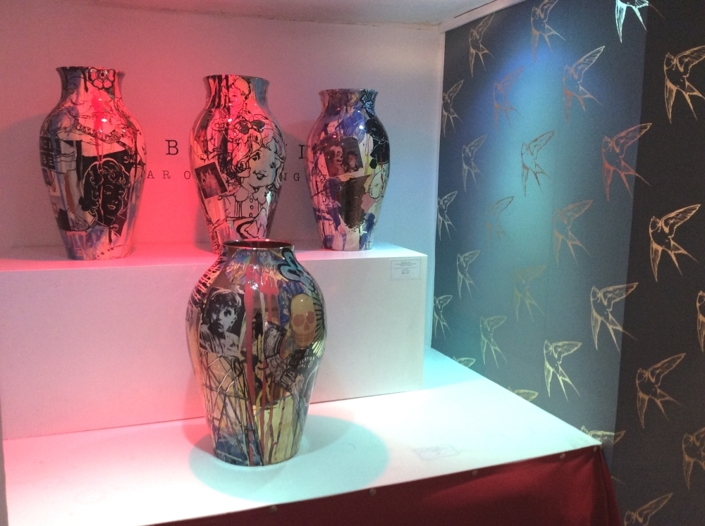 Dan Baldwin beautiful ceramics displayed in the gallery Dan Baldwin beautiful ceramics displayed in the gallery