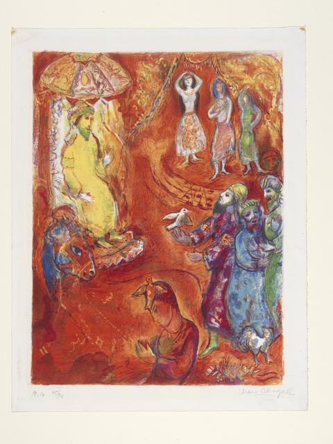Marc Chagall, ‘Now the King Loved Sciend and Geometry’, 1948, Indianapolis Museum of Art at Newfields