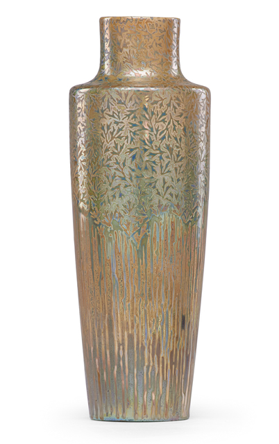 Clément Massier, ‘Vase with stylized vegetation, Golfe-Juan, France’, ca. 1900, Rago/Wright