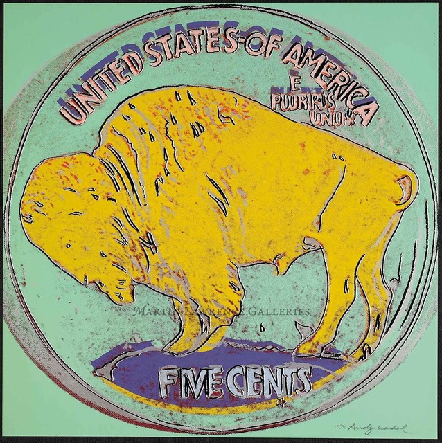 Andy Warhol, ‘Buffalo Nickel, 1986 (#374, Cowboys & Indians) ’, 1986, Martin Lawrence Galleries