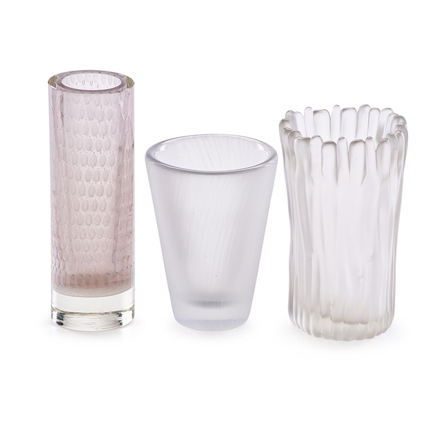 Tapio Wirkkala Kaj Franck Iittala Iittala Nuutajarvi Three Vases