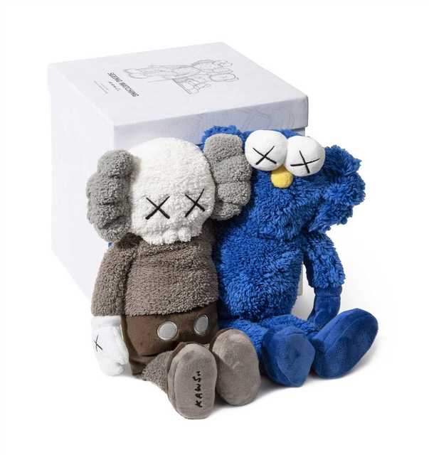 KAWS, ‘Seeing/Watching’, 2018, Other, Plush figures, Tate Ward Auctions