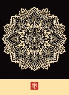 Shepard Fairey (OBEY), ‘Mandala Ornament 2 (Black)’, 2010, Taglialatella Galleries
