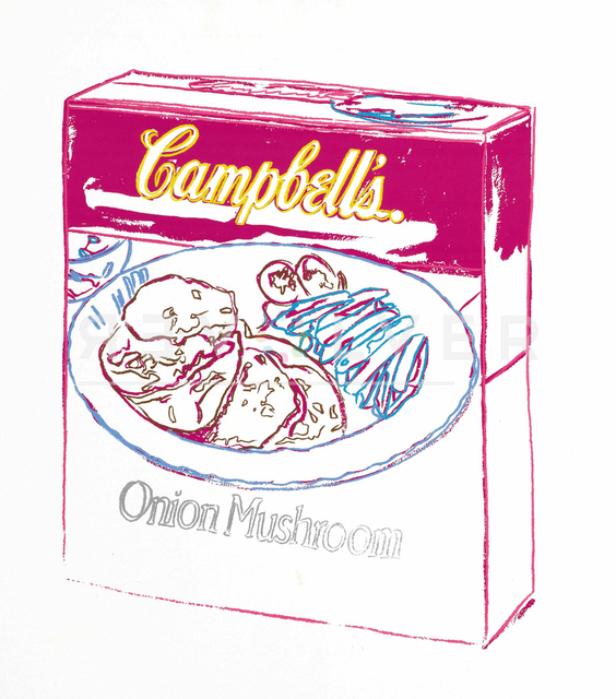 Andy Warhol, ‘Campbell's Soup Box: Onion Mushroom by Andy Warhol’, 1986, Painting, Acrylic and Silkscreen Ink on Canvas, Revolver Gallery