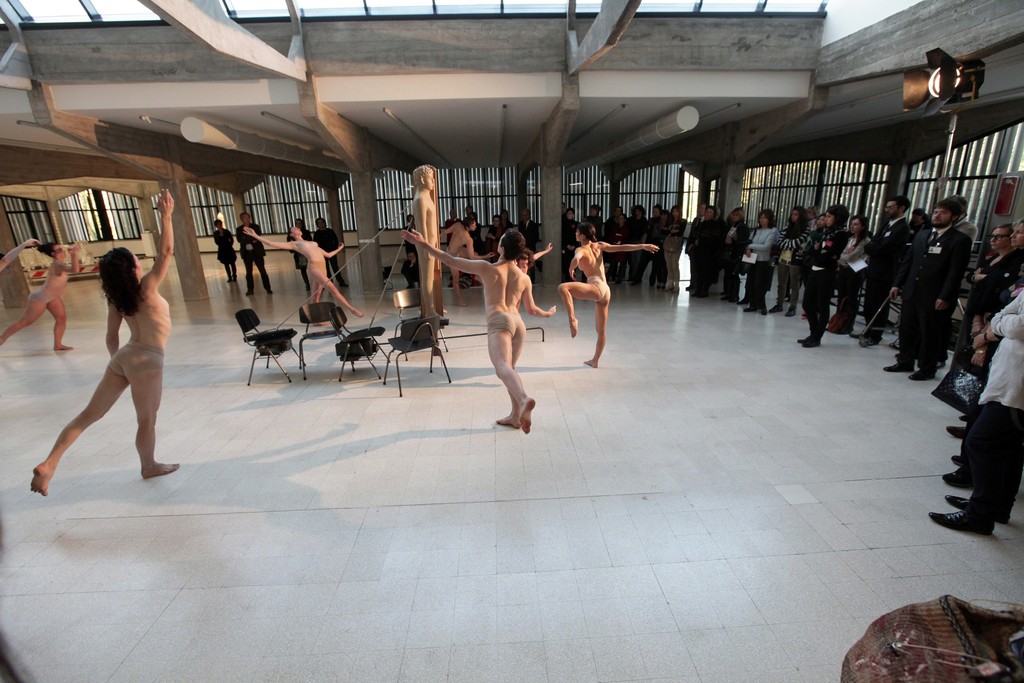 site specific performance for Collezione Maramotti site specific performance for Collezione Maramotti